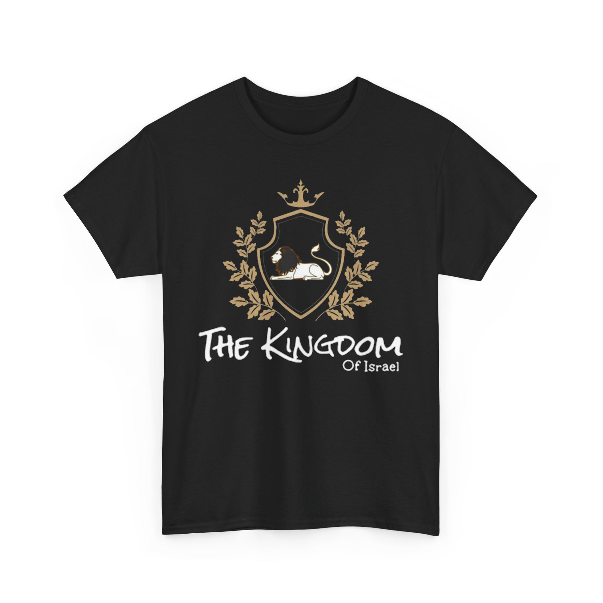 The Kingdom of Israel Unisex Heavy 100% Cotton Tee, Casual Shirt, Everyday Wear, Gift for Him/Her, Comfortable Tee for All Occasions