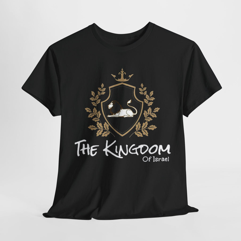 The Kingdom of Israel Unisex Heavy 100% Cotton Tee, Casual Shirt, Everyday Wear, Gift for Him/Her, Comfortable Tee for All Occasions