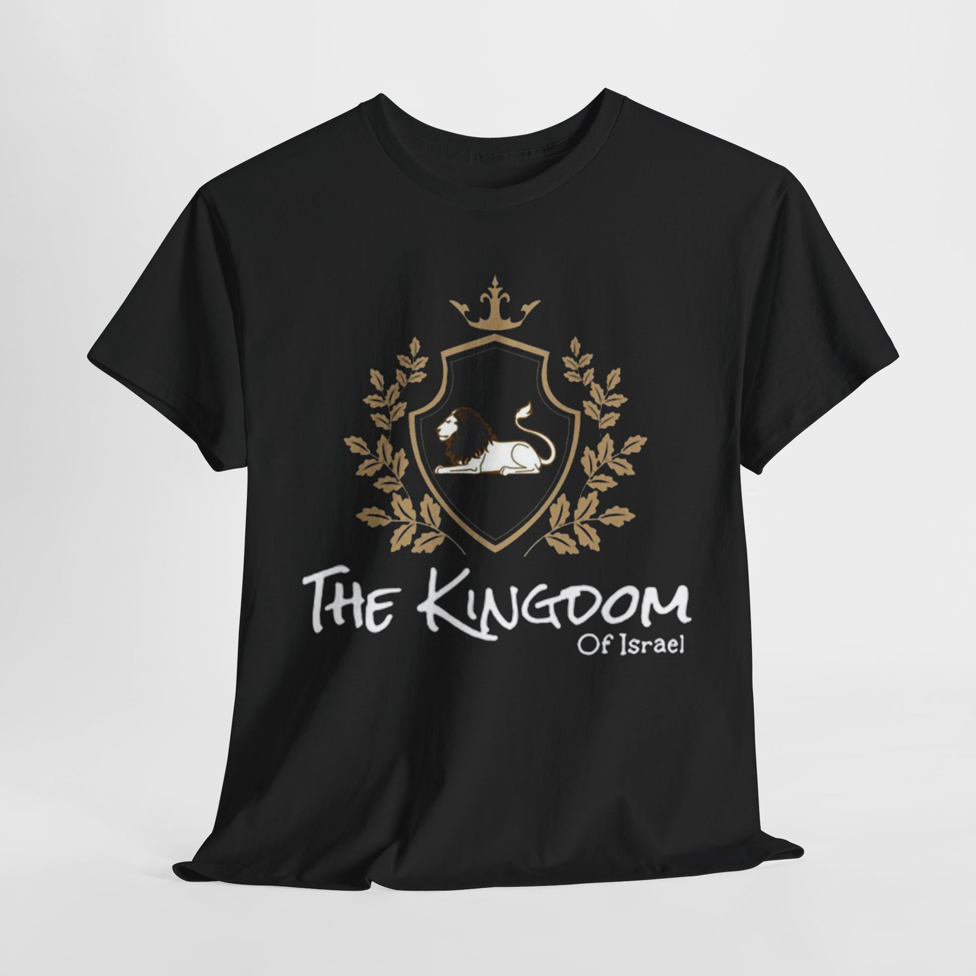 The Kingdom of Israel Unisex Heavy 100% Cotton Tee, Casual Shirt, Everyday Wear, Gift for Him/Her, Comfortable Tee for All Occasions